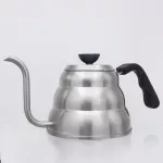 1l 1.2l Stainless Steel Coffee Pot Percolators Mouth Bottle Espresso Maker Kettle Tea Tools