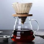 High Borosilicate Glass Coffee Dripper And Pot Set Japanese V60 Glass Coffee Filter Coffee Filters Home Coffee Maker