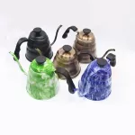 1l 1.2l Stainless Steel Coffee Pot Percolators Mouth Bottle Espresso Maker Kettle Tea Tools