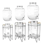 Glass Jar Cold Brew Coffee Maker Cold Iced Coffee Tea Juice Wine