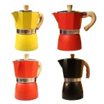 Cooking Moka Espresso Octagonal Coffee Maker Aluminum Percolator Stove 3/6 Cup Pot Household Kitchen Supplies