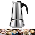 Stove Espresso Maker Moka Pot 4 Cup Percolator Coffee Maker Classic Cafe Maker For Induction Cookers