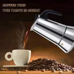 Stove Espresso Maker Moka Pot 4 Cup Percolator Coffee Maker Classic Cafe Maker For Induction Cookers