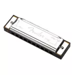 Fender® Blues Deluxe ฮาร์โมนิก้า คีย์ A / 10 ช่อง Blues Deluxe Harmonica Key A + ฟรีเคส & ผ้าเช็ด