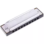 Fender® Blues Deluxe ฮาร์โมนิก้า คีย์ A / 10 ช่อง Blues Deluxe Harmonica Key A + ฟรีเคส & ผ้าเช็ด