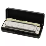 Fender® Blues Deluxe Harmonic Key G / 10 Blues Deluxe Harmonica Key G + Free Case