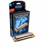 Hohner Harmonic Blues Harp / 10 Channel D Harmonica Key D + Free Case & Online Course