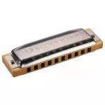 Hohner Harmonic Blues Harp / 10 channels A Harmonica Key A + Free Case & Online Course