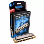 Hohner Harmonic Blues Harp / 10 channels A Harmonica Key A + Free Case & Online Course