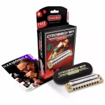 Hohner Harmonic Marine Band Crossover 10 channels, C Harmonica Key C, Mount Open + Free Case & Online Course ** Made in Germany **