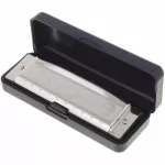 Hohner Harmonic Key G model Silver Star Harmonica Key G, Mount Academy G + Free Case & Online