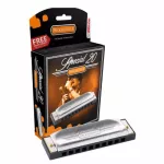 Hohner, Harmonic Special 20, 10 channels, G Harmonica Key G + free case & online case ** Made in Germany **