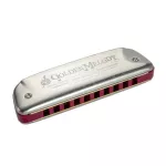 Hohner Golden Melody Harmonica, 10 channels, D +, free case & online, course ** Made in Germany **