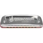 Hohner Golden Melody Harmonica, 10 channels, Key F + Free Case & Course ** Made in Germany **