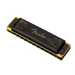 Fender® Blues Deville Harmonica Harmonica Key D / 10 Channel + Free Case & towels