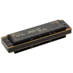 Fender® Blues Deville Harmonica Harmonica Key D / 10 Channel + Free Case & towels
