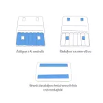 Hohner® Flexcase M Harmonica Case กระเป๋าฮาร์โมนิก้า ไซส์ M อย่างดี ใส่ได้สูงสุด 7 ตัว แยกช่องเก็บ สะดวกต่อการพกพา