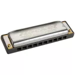 Hohner® Rocket Harmonica 10 Channel C. Use a little air blowing loudly. Progressive series. - Mount Harmonica Key C +