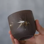 Tangpin Big Capacity Chinese Ceramic Tea Cup Vintage Teacups Chinese Kung Fu Cup 140ml