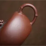 150cc Chinese Yixing Zisha Purple Clay Handmade Zhugu Teapot Bamboo Overlay Tea Pot ZiNi