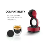 Reusable Coffee Capsule Crema For Dolce Gusto Coffee Filter Stainless Steel Refill Pod For Lumio Coffee Maker Machine Tamper