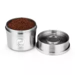 Icafilas For Illy B Coffee Machine Refillable Filters Stainless Steel Reusable Metal Capsule Tamper Spoon