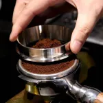 Stainless Steel 51mm 53mm 58mm Coffee Powder Ring Intelligent Dosing Espresso Barista Bowl Funnel Portafilter Coffee Accessories