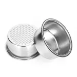 51mm Stainless Steel Coffee Machine Filter Cup Bowl Non Pressurized Filter Basket For Delonghi Ec5 Ec7 Ec9 Kitchen Accessories