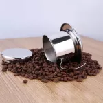 50/100ml Stainless Steel Vietnam Vietnamese Coffee Pot Drip Filter Coffee Maker Teapot Coffee Brewer Kettle Pot Kitchen Tool