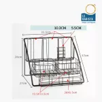 ที่วางแก้วน้ำ แบบโครงแนวนอน และแบบ 2ชั้น