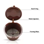 Reusable Coffee Capsule Filter Cup For Nescafe Dolce Gusto Models Refillable Filters Baskets Pod Soft Taste Sweet Cafe Capsules