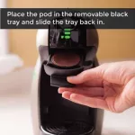 1pc Refillable Reusable Refill Coffee Capsule Pod Cup Filter Bracket Adapter For Nescafe Dolce Gusto Machines Brown Color