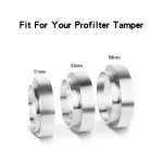 51/53/58mm Magnetic Breville Delonghi Krups Smart Aluminum Dosing Ring For Brewing Bowls Coffee Tampering Espresso Barista Tool