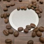 2PCS/LOT 61mm Stainless Steel Reusable Round Coffee Filter Mesh for Aeropress French Press Coffee Pot Coffee Maker Accessories