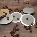 2PCS/LOT 61mm Stainless Steel Reusable Round Coffee Filter Mesh for Aeropress French Press Coffee Pot Coffee Maker Accessories