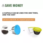 New Upgrade Reusable Coffee Capsule Milk Capsule For Dolce Gusto Stainless Steel Filter Cup For Nescafe Cofee Machine Crema