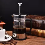 Stainless Steel Teapot Cafetiere French Coffee Tea Percolator Filter Press Plunger 350ml Manual Coffee Espresso Maker Pot