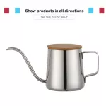 250ml Stainless Steel Teapot Drip Coffee Pot Long Spout Kettle Cup Home Kitchen Tea Tool Gooseneck Kettle