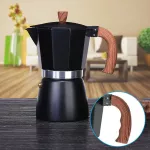150/300ml Geyser Coffee Makers 304 Aluminum Induction Cafetera Moka Pot Machine Stove Coffee Maker