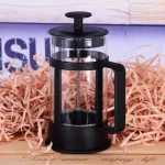 Glass French Press Coffee Tea Maker Coffee Press With Filtration System Borosilicate Glass With Heat Resistant Handle