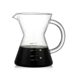 400ml Glass Coffee Pot Resistant Coffee Maker Espresso Coffee Machine With Stainless Steel Filter Pot