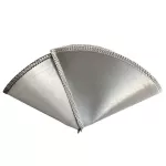 Reusable Pour Over Coffee Filter Stainless Steel Paperless Coffee Filter Cone/trapezoid Dripper For Chemex