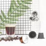 1pcs Reusable Coffee Pods Adapter Converter Holder For Espresso Line Capsule For Nespresso Vertuo Env135 Gca1 Machine