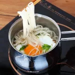 Stainless Steel Milk Saucepan Pot Tea with Pour Spouts Kitchen Cooking