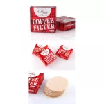 กระดาษกรองกาแฟ Coffee Filter 6cm แบบบาง สีขาว ทำจากเยื่อไผ่ เหนียว ละเอียด ไม่ฟอกสี สะอาดปลอดภัย