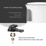 Original Xiaomi Mijia Electric Calm 1A, Steel Steel Steel Boiler, quickly controlled intelligent temperature, protection against the heat is too high.