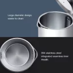 Original Xiaomi Mijia Electric Calm 1A, Steel Steel Steel Boiler, quickly controlled intelligent temperature, protection against the heat is too high.
