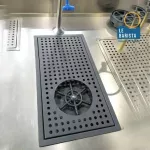 Pitcher Rinser เครื่องล้างเหยือกสตรีมนมแบบฝังเคาน์เตอร์