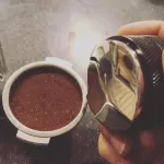 51mm Coffee Bottomless Portafilter for Filter Basket Stainless Steel Replacement Espresso Machine Accessory