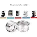 Icafilas For Lavazza Coffee Capsules Reusable Stainless Steel Metal Filter Crema Version Coffee Pod For Espresso Point Machine